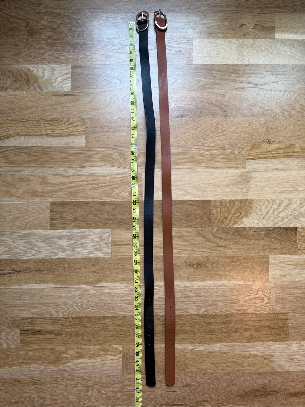Classic Leather Belts - Black & Tan